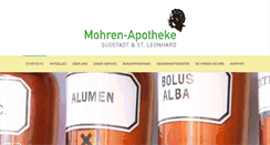 Desktop Screenshot of mohren-apotheke-sued.de